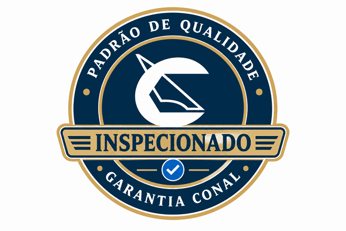 Selo Inspecionado · Garantia CONAL